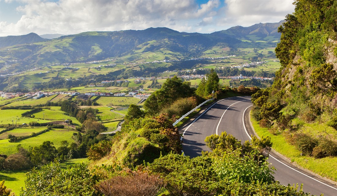 Country roads in the Azores