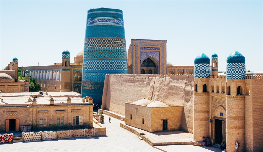 Itchan Kala, the inner walled town of Khiva