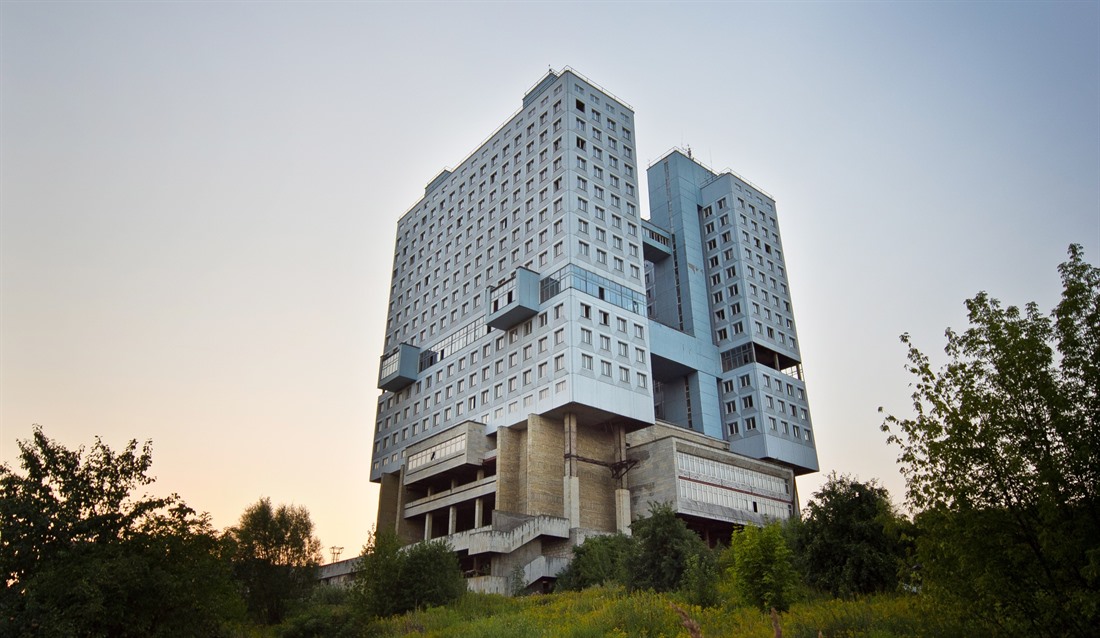 Abandoned 'House of Soviets' skyscraper