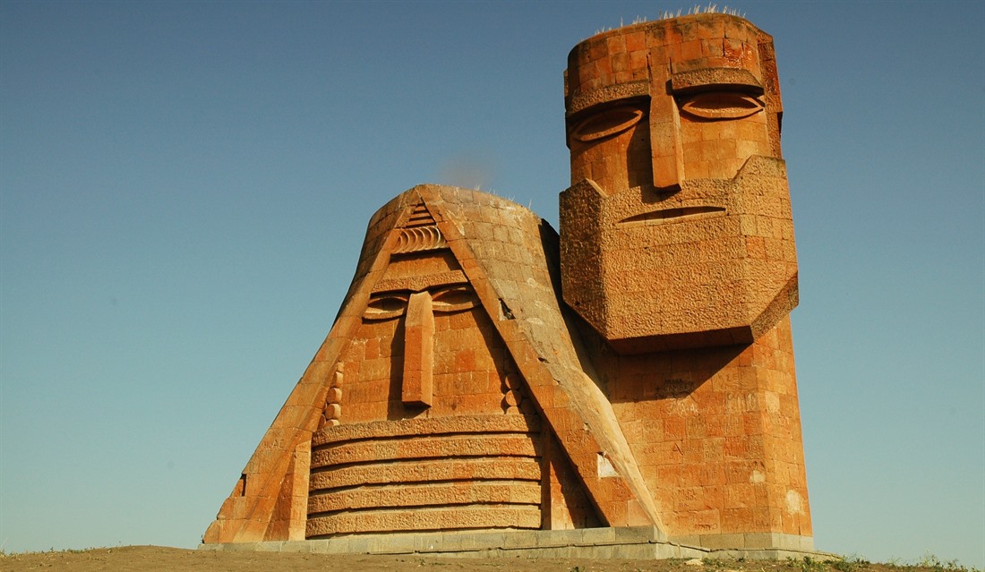 We Are Our Mountains monument in Nagorno-Karabakh