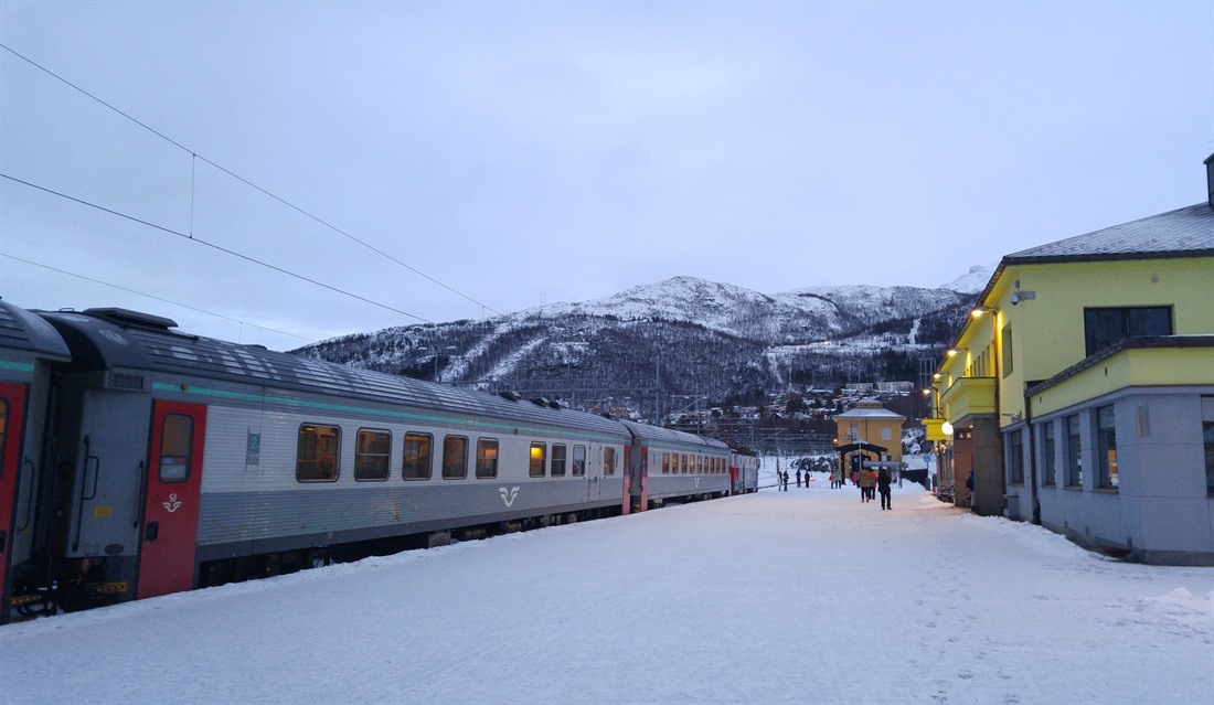 Narvik Station - the start of the Arctic Circle Train