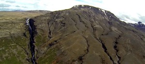 Glymur Waterfall by Helicopter