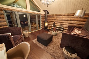 Interior of Log Cabin 3
