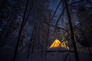 Heated Tent at Aurora Safari Camp