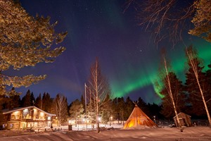 Seeing the Northern Lights at Brandon Lodge