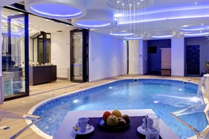 Indoor pool at Diamond Rain Hotel