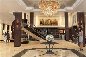 Lobby of Radisson Blu Leogrand Hotel