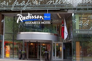 Entrance to Radisson Blu Elizabete