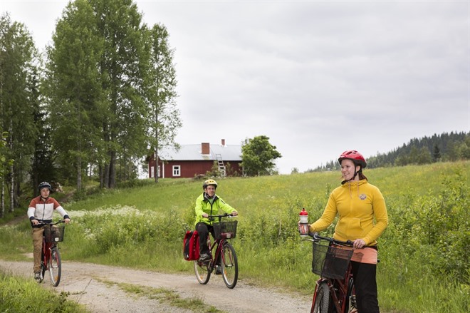 Cycling though Finland