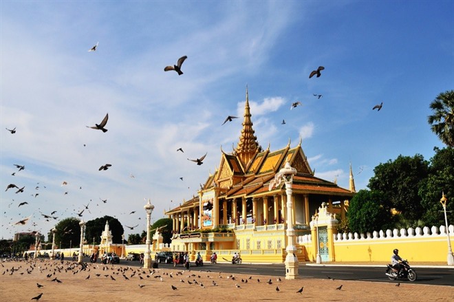 The Chanchhaya Pavilion of Royal Palace, Phnom Penh