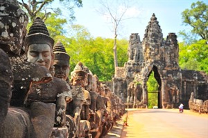 Stone Gate of Angkor Thom