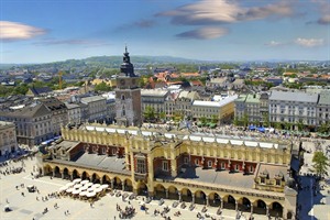 View of the main square, Krakow