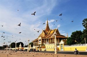 The Chanchhaya Pavilion of Royal Palace, Phnom Penh