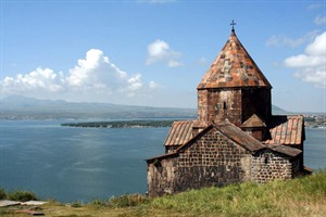 Medieval Church on Lake Sevan