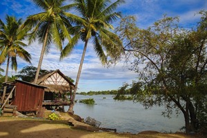 Si-Phan-Don (Four Thousand Islands) in Southern Laos