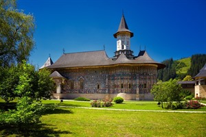 Sucevita painted monastery in Bucovina