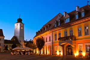 Main square & council tower, Sibiu