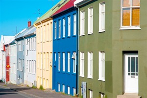 Colourful houses, Reykjavik