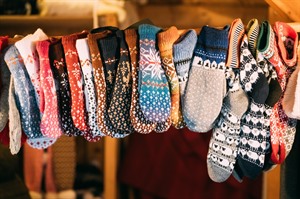 Cosy handknitted socks - ideal Estonian souvenirs