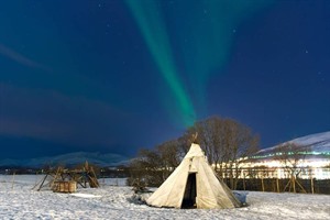 Traditional Lavvu Tent in Tromso