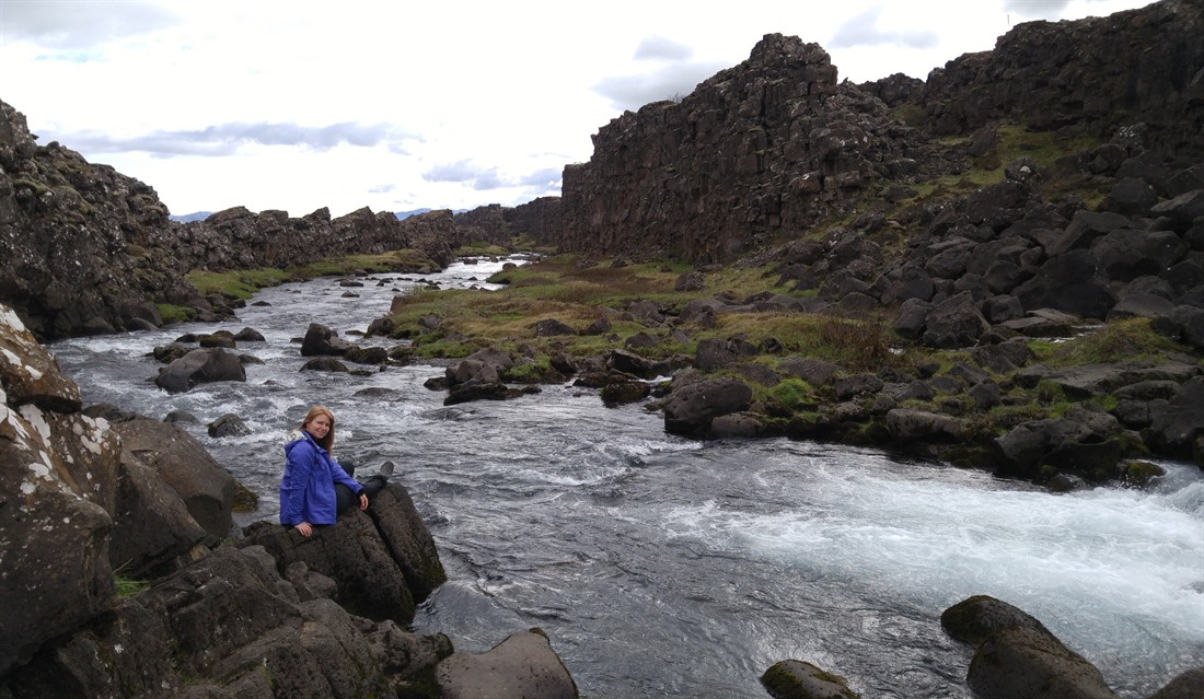 Nyssa at Thingvellir National Park