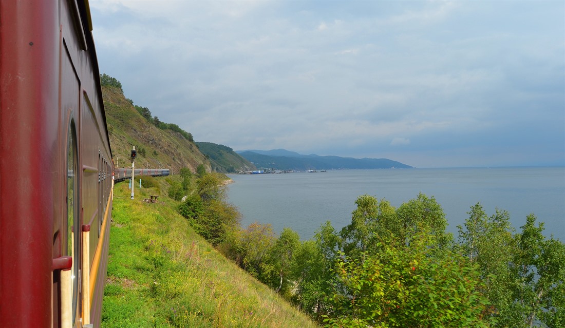 The Tsar's Gold travels alongside Lake Baikal