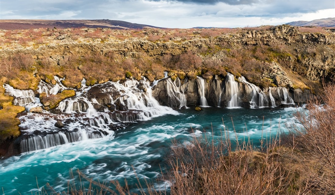 Barnafoss Waterfall