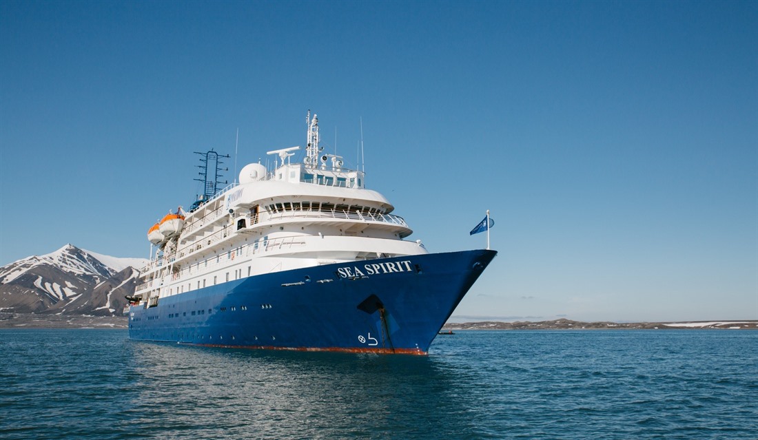 The M/V Sea Spirit, photo credit John Bozinov