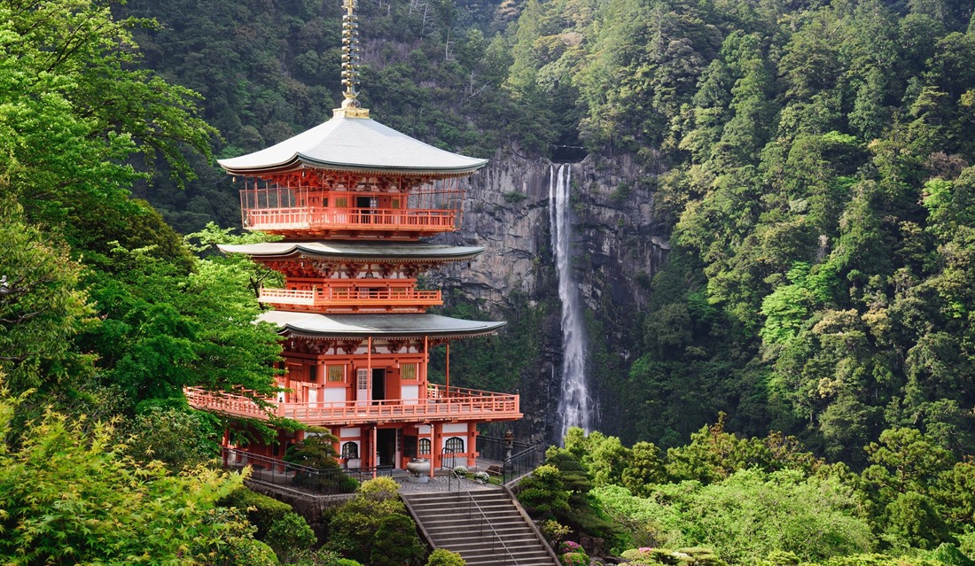 Pagoda of Seiganto-ji Temple at Nachi Katsuura, Wakayama