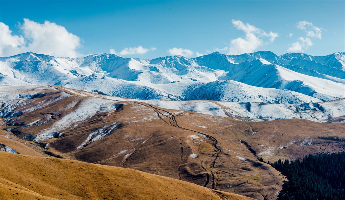 Mountain landscape in a reserve near Almaty. © Shutterstock/Aureliy