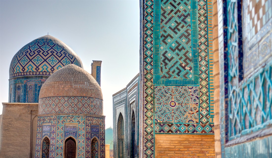 Shah-i-Zinda necropolis, Samarkand, Uzbekistan