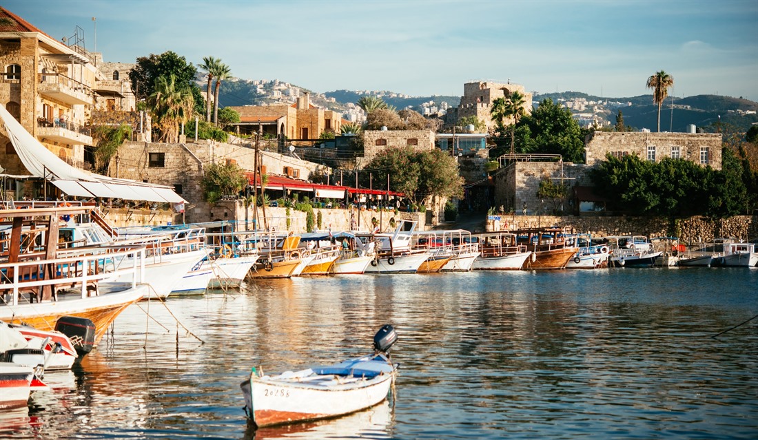 Byblos harbour, Lebanon