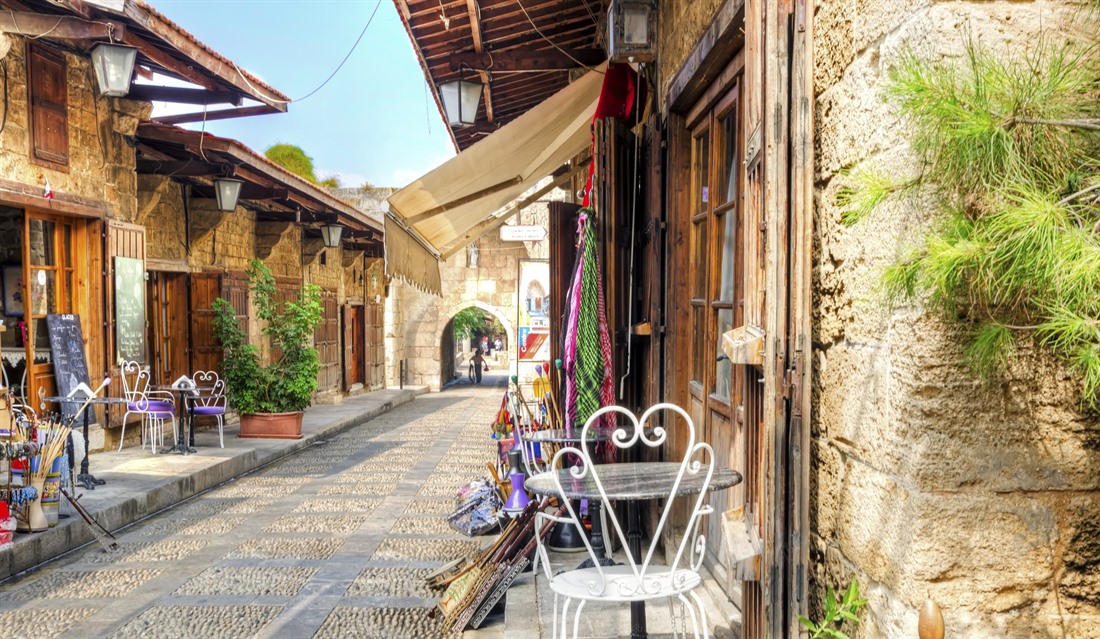 Souk in Byblos, Lebanon