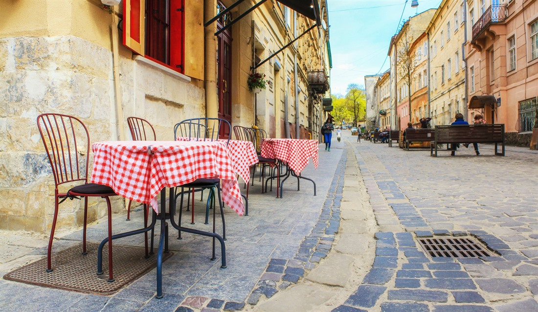 Cafe culture in Lviv