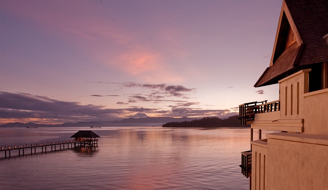 Gaya Island Resort sunset