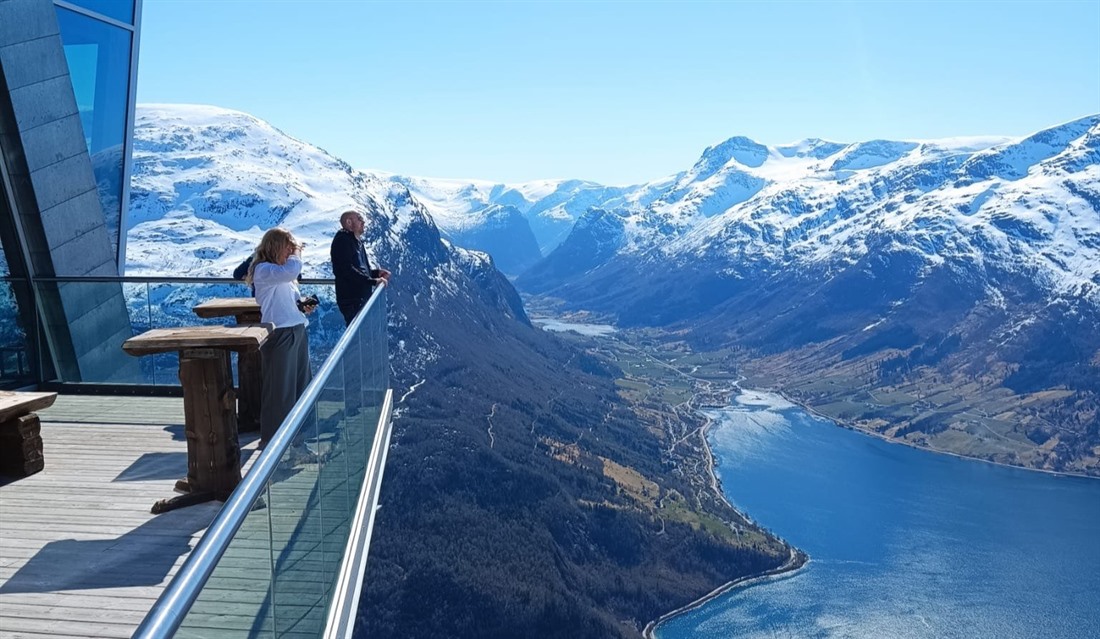 Views from Mount Hoven in Loen