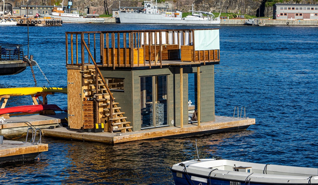 An urban sauna on the fjord
