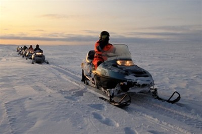 Snowmobiling in Iceland