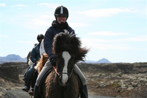 Horse riding in Iceland
