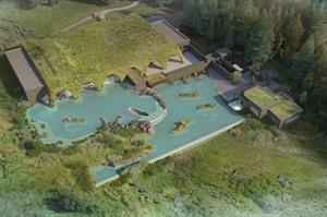 Laugarás lagoon (rendering image)