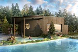 Sauna & Cold Pool (rendering image)