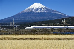 Mt Fuji and Shinkansen