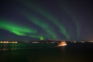 Northern Lights by Boat