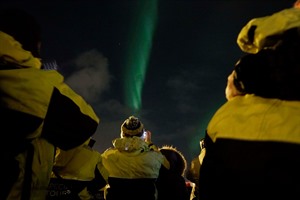 Northern Lights by Boat