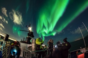 Northern Lights by Boat