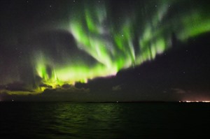 Northern Lights by Boat