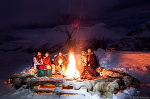Sami Reindeer Camp Dinner 1