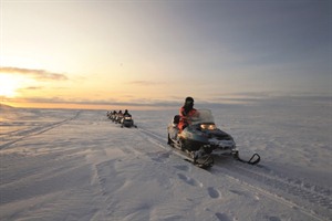 Snowmobiling In Iceland