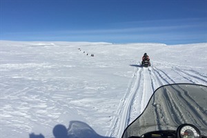 Snowmobiling In Iceland