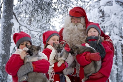 Visit to Santa’s Village and snowmobiling to reindeer farm